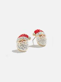 18k Gold Christmas Festive Earrings