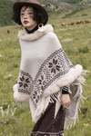 CB Ethnic Style Snowflake Shawl