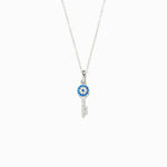 EVIL EYE KEY NECKLACE