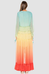 CB Sunset Maxi Dress with Flowy Sleeves