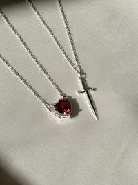 CB Heart Sword Necklace