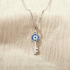 EVIL EYE KEY NECKLACE