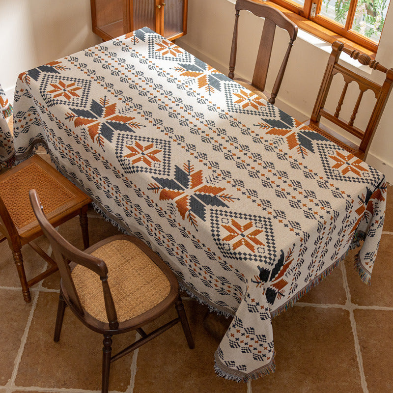 CB Boho Mandala Cotton Tablecloth