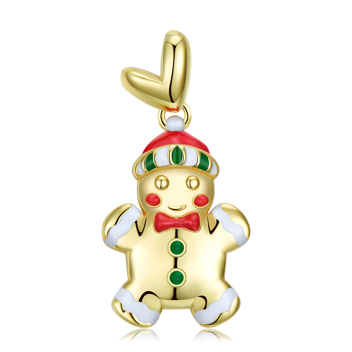 Gingerbread Man Necklace