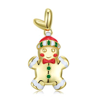 Gingerbread Man Necklace