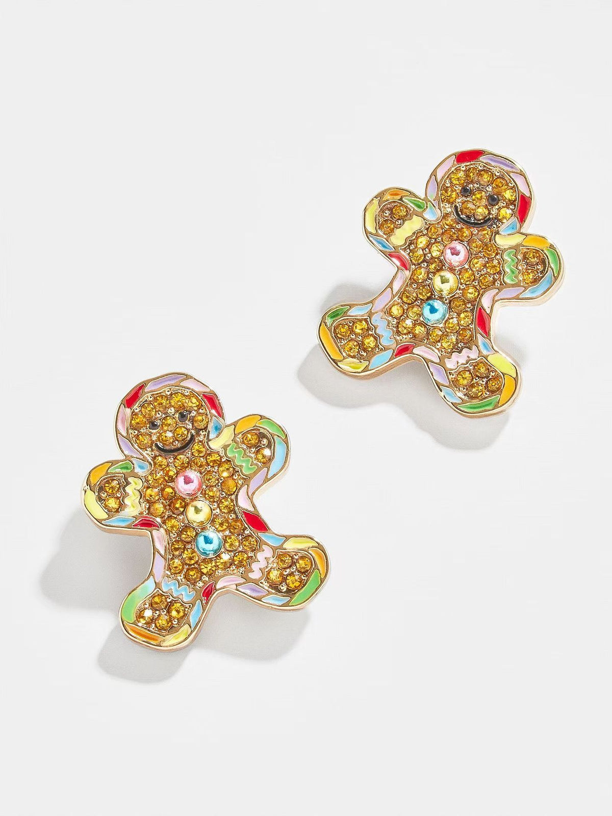 18k Gold Christmas Festive Earrings