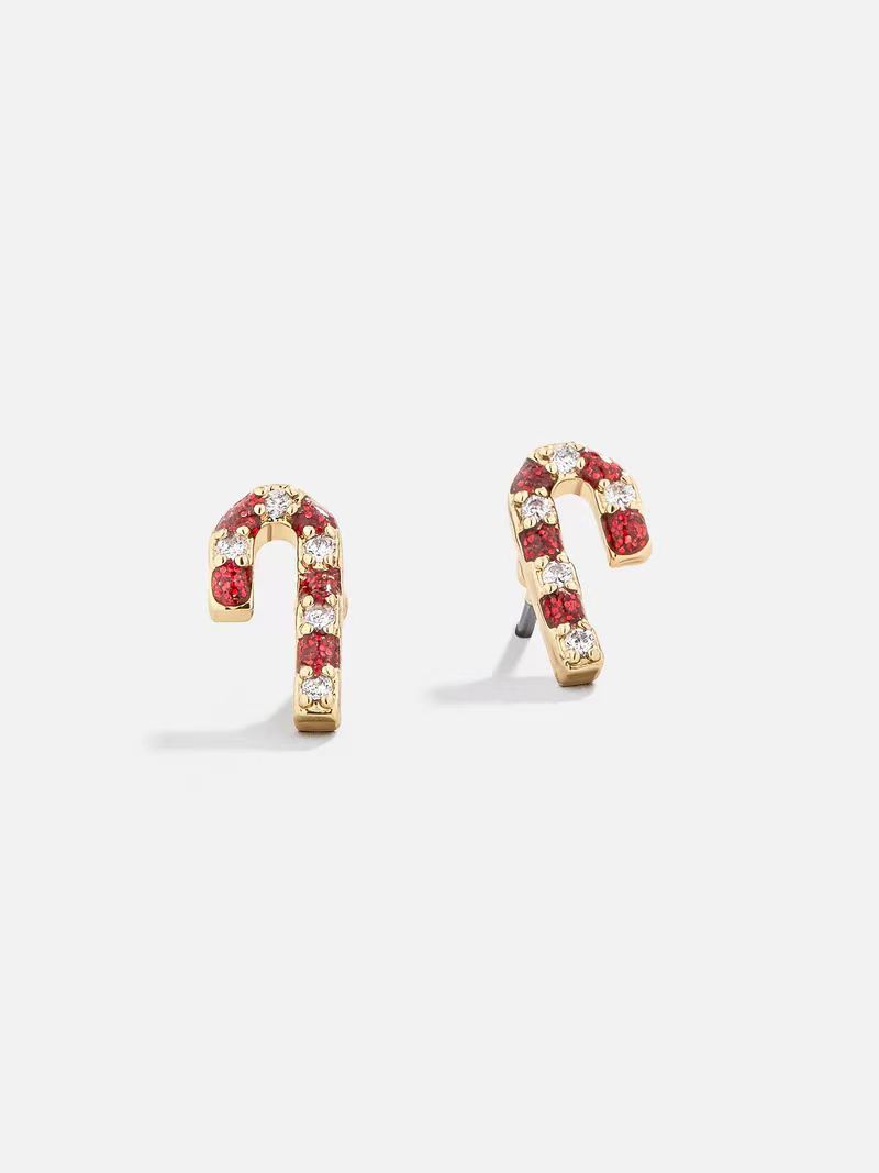 18k Gold Christmas Festive Earrings
