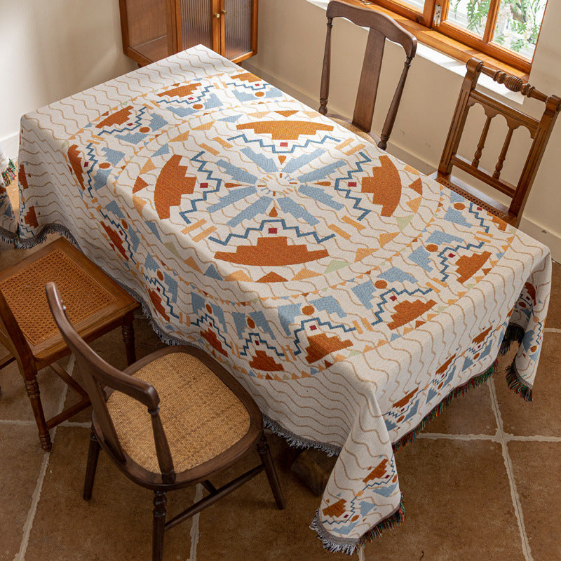 CB Boho Mandala Cotton Tablecloth