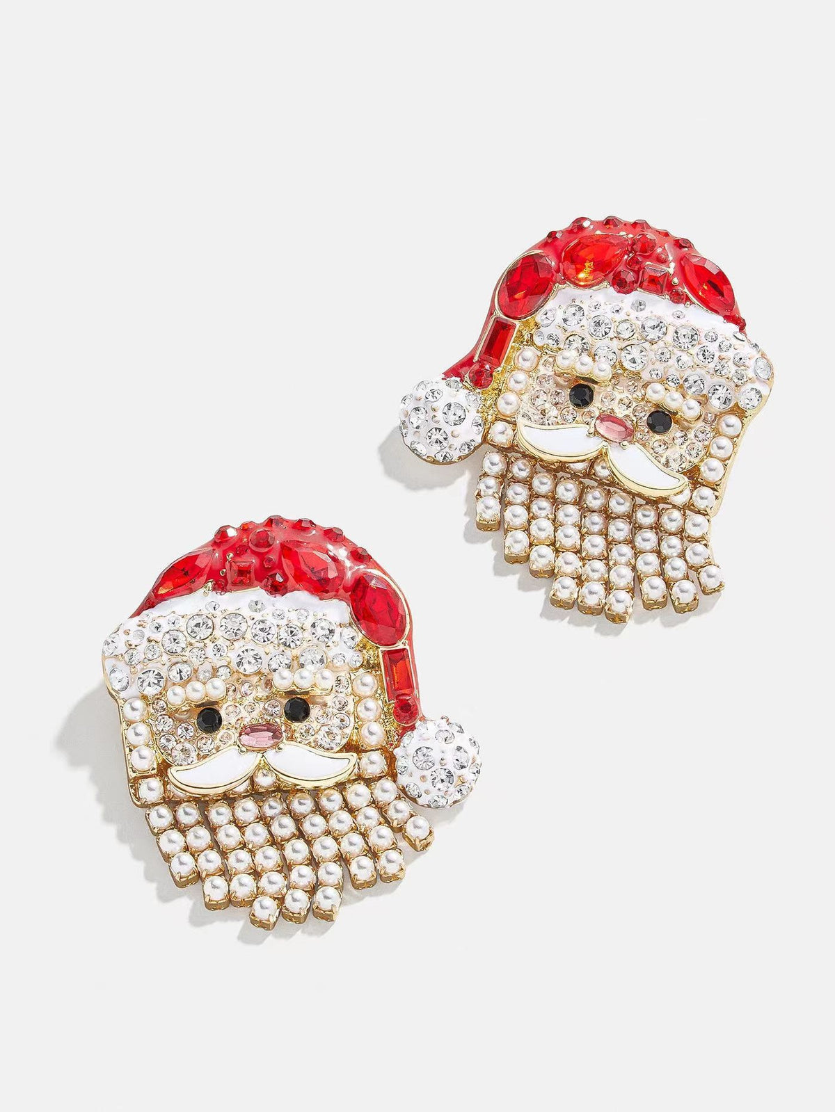 18k Gold Christmas Festive Earrings