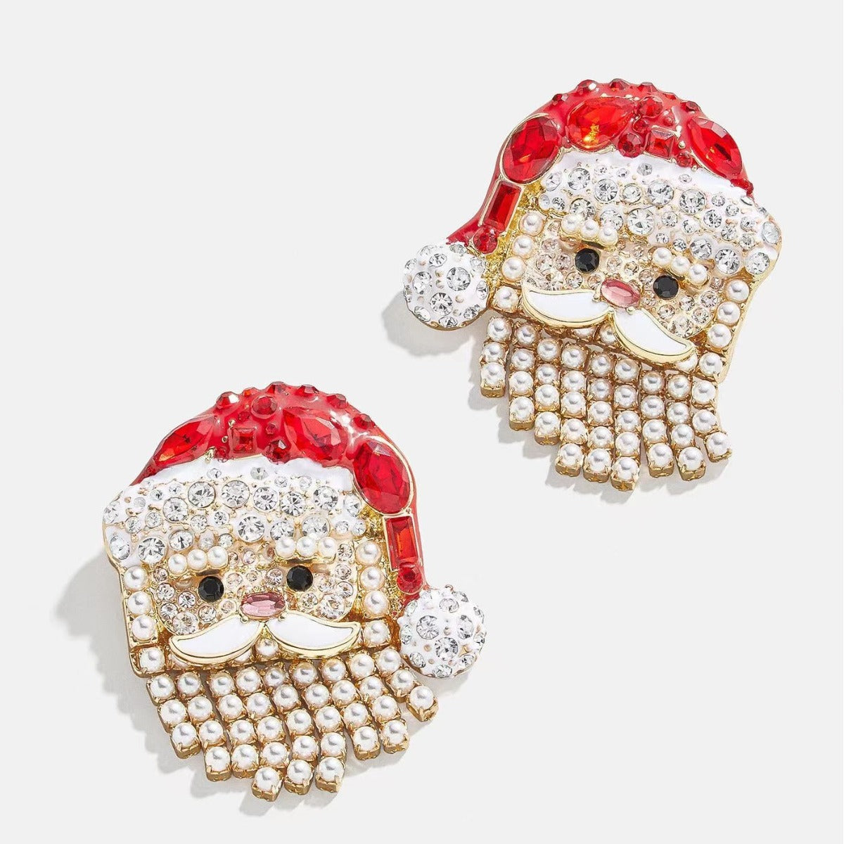 18k Gold Christmas Festive Earrings